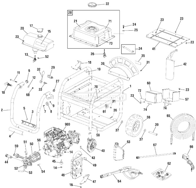 sears craftsman 020577-0 repair parts